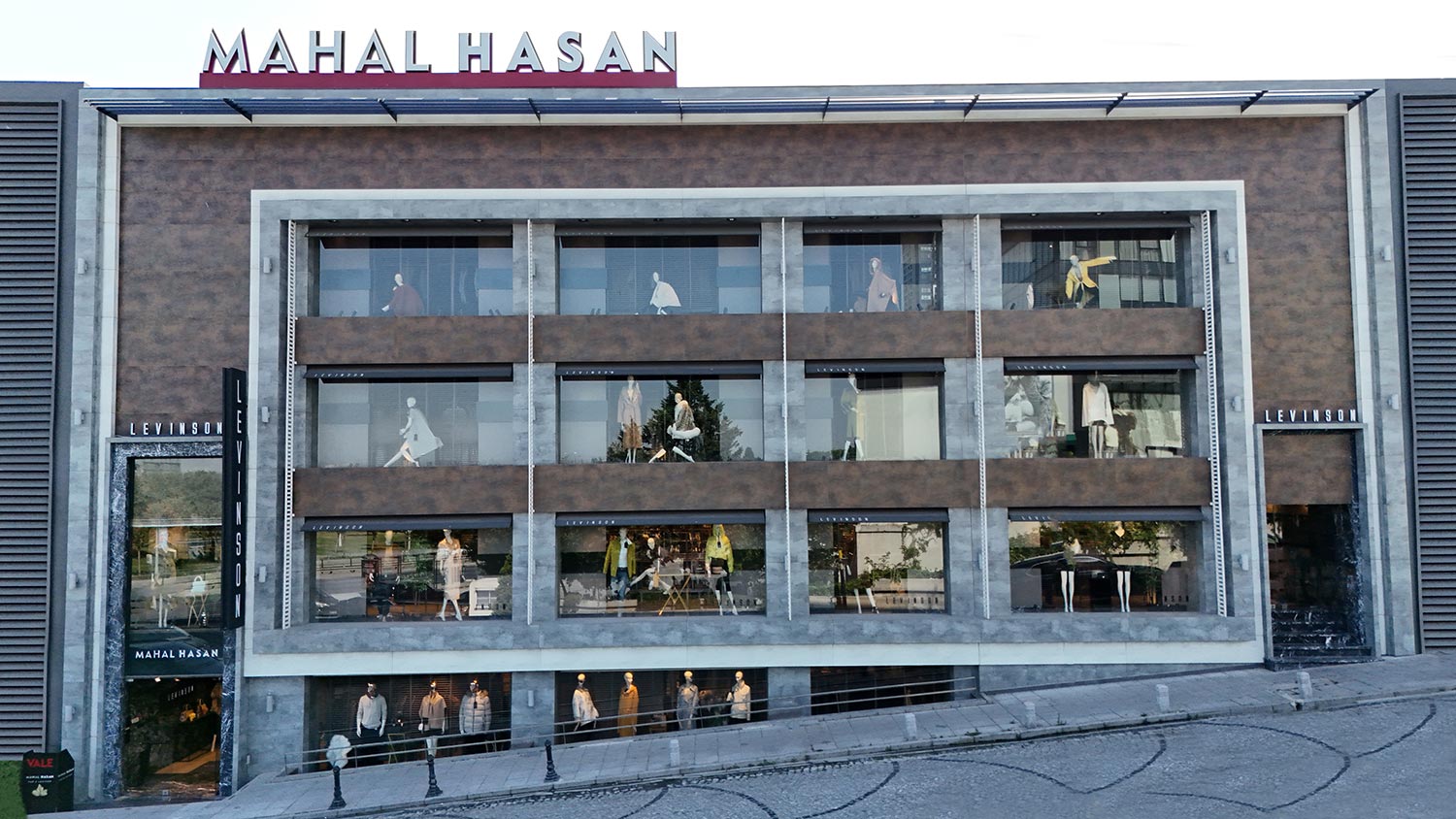 Mahal Hasan Front shop look like
leather jacket with fur